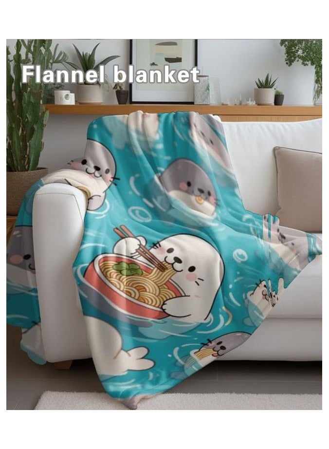 عام بطانية رقيقة من الفانيلا (دافئة ومريحة، ومناسبة للنوم واستخدام الألعاب وإزالة الغبار ومقاومة للرمل) 150 سم * 200 سم - 188 - Image 1