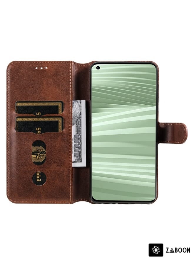 Zaboon OPPO Realme GT2 Pro Classic Calf Texture Case Cover  - Image 4