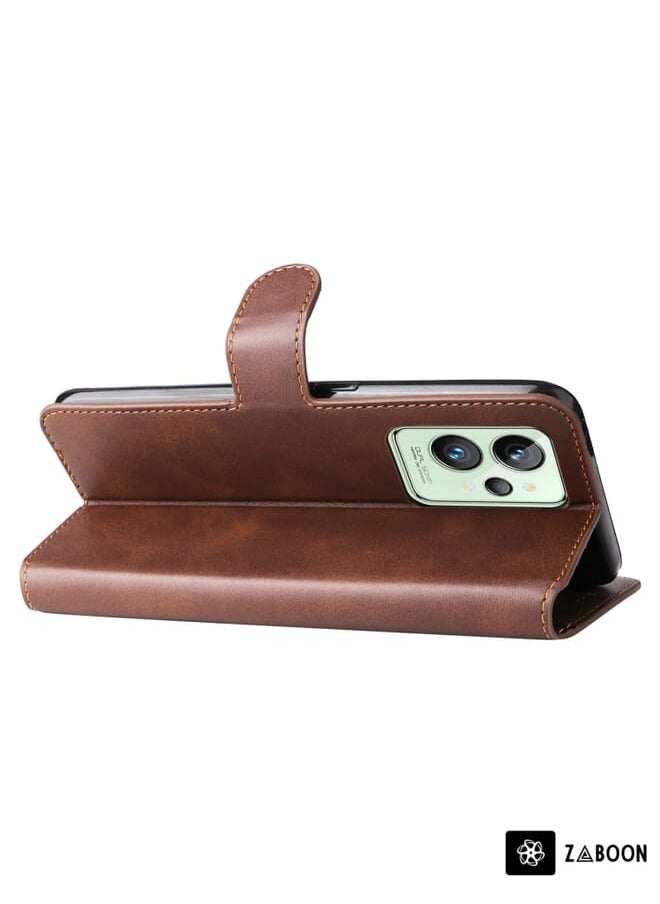Zaboon OPPO Realme GT2 Pro Classic Calf Texture Case Cover  - Image 5
