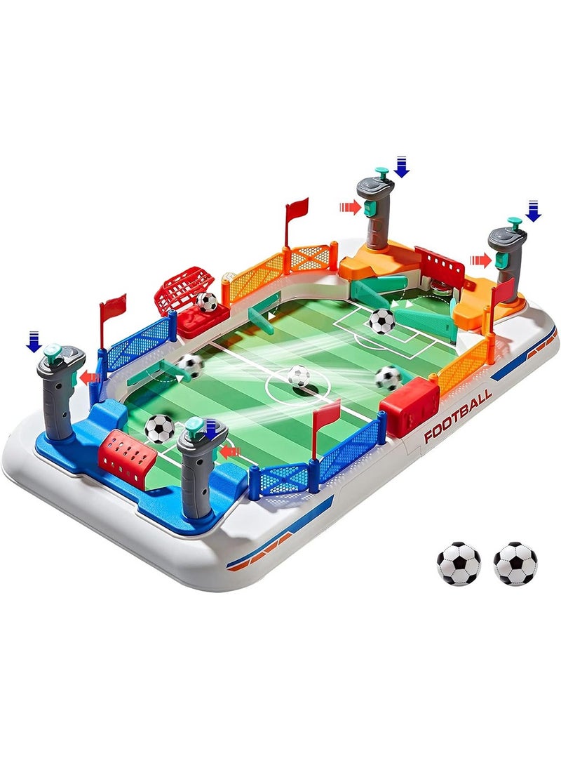 LENND Mini Foosball Table Soccer Game for Kids：Birthday Gift Toys for 3 4 5 6 7 8-12 Year Old Boys and Girls，Indoor Sports Soccer Toy Board Game ，Fun Ideal for Family Gatherings  - Image 1