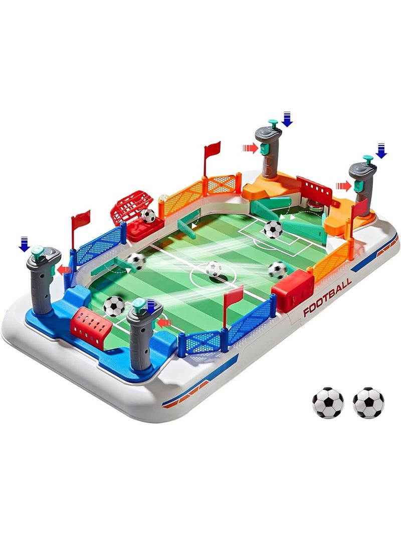 لينند طاولة لعب كرة القدم للأطفال: هدية عيد ميلاد مناسبة للأولاد والبنات من سن 3 إلى 12 عامًا. هذه اللعبة الرياضية الداخلية مناسبة للعائلات وغرف اللعب والترفيه. مليئة بالمرح، وهي خيار مثالي للتجمعات العائلية. - Image 1