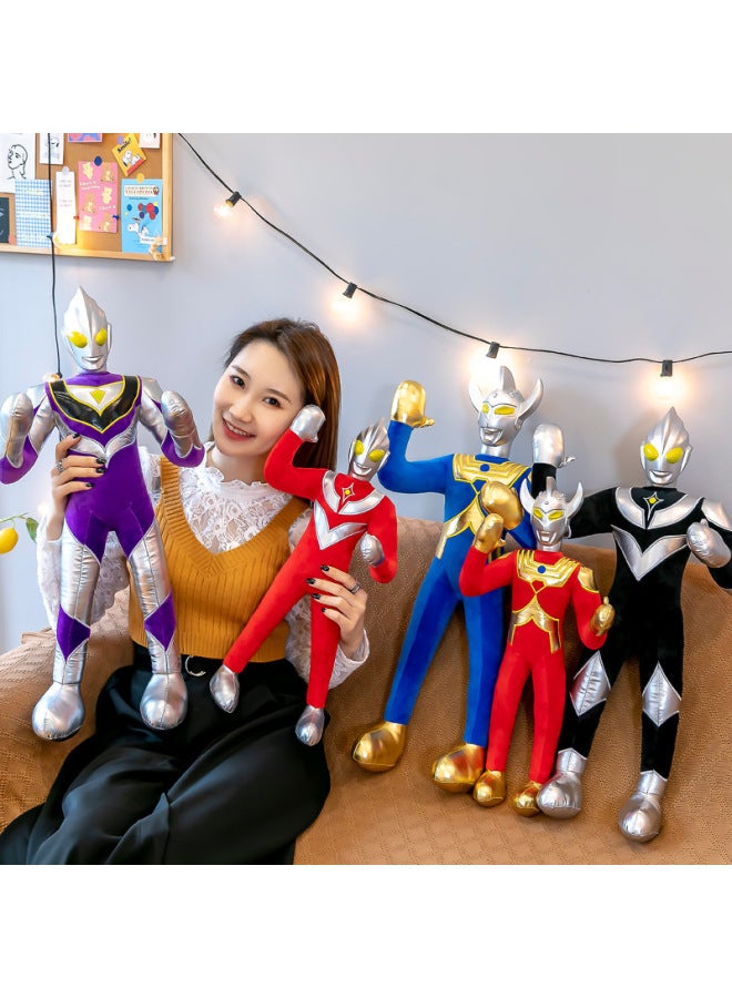 Ultraman Doll Doll Cartoon Plush Doll Large Doll For Boys Birthday Gift-Specifications:Diga Purple-Color:55cm - Image 3