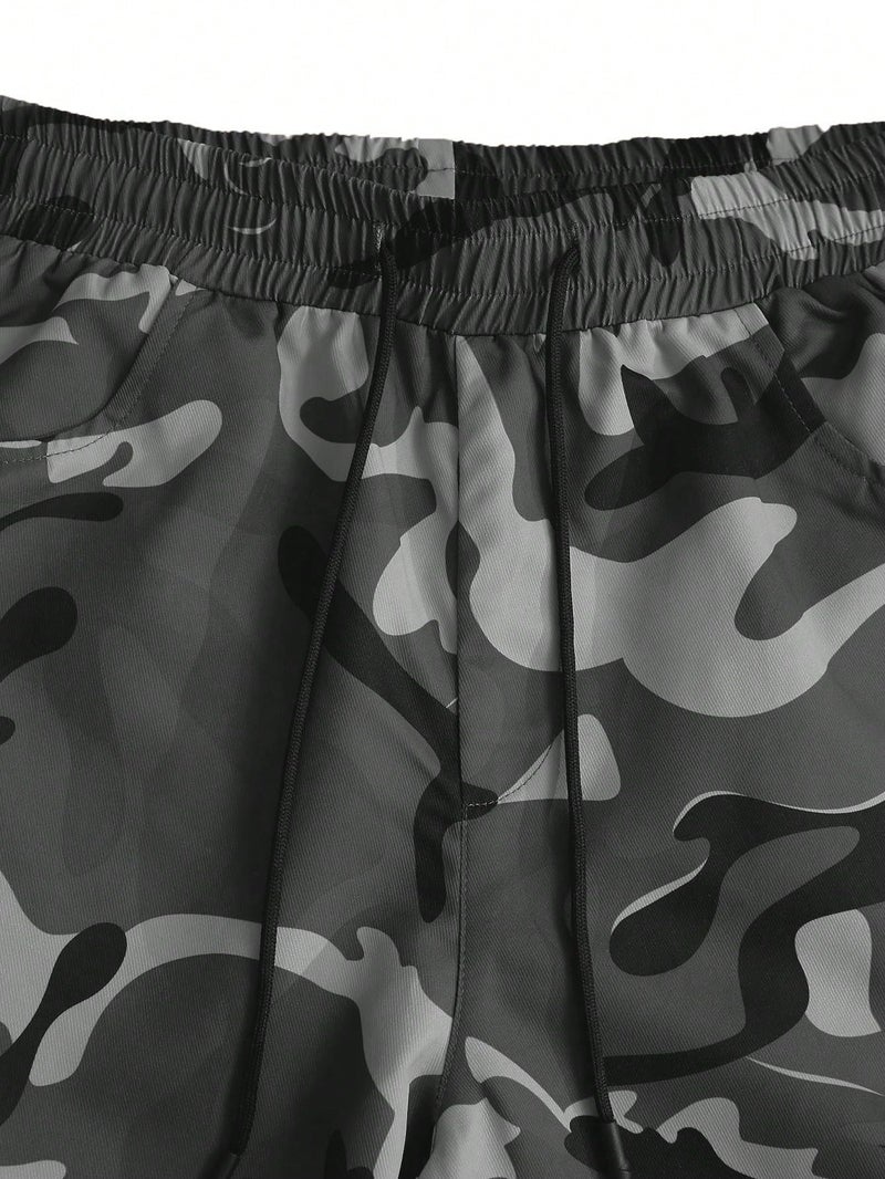 TAGDO® Men's Camouflage Cargo Pants | Men Casual Trouser (Army-Pant-2045-Grey-30) - Image 2