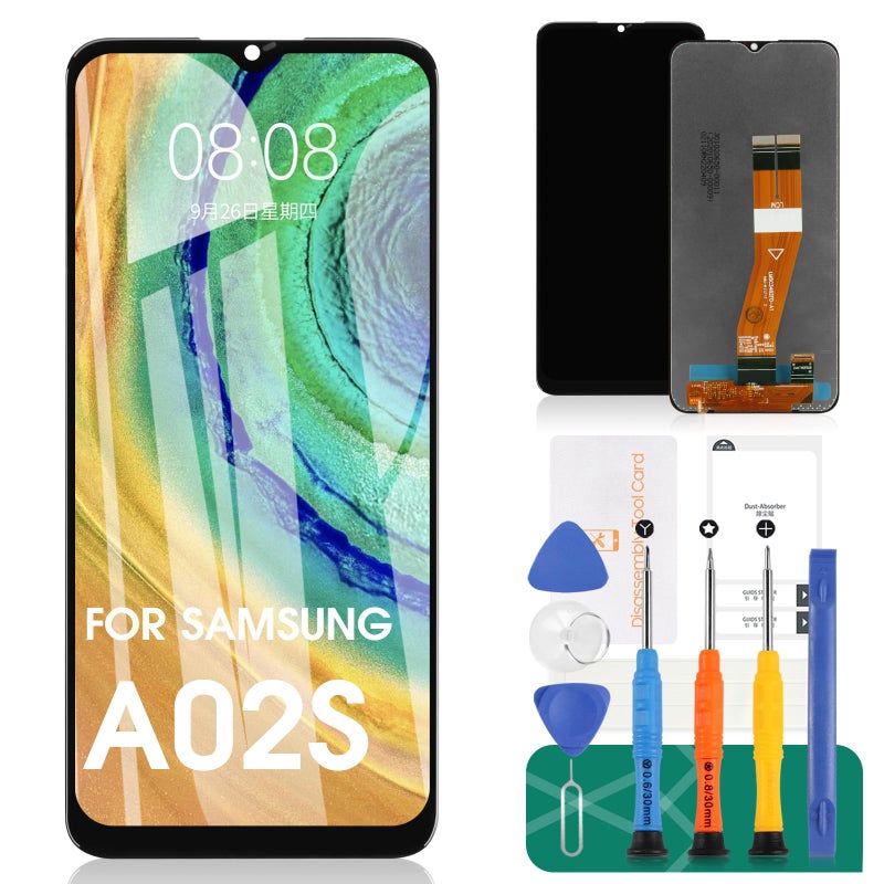 SRJTEK for Samsung Galaxy A02s Screen Replacement for Samsung A02s LCD Screen Replacement A025U LCD Display A025A Touch Digitizer with SMA025VSMA025ASMA025U Assembly Repair Kits 163MM Bigger Size - Image 2