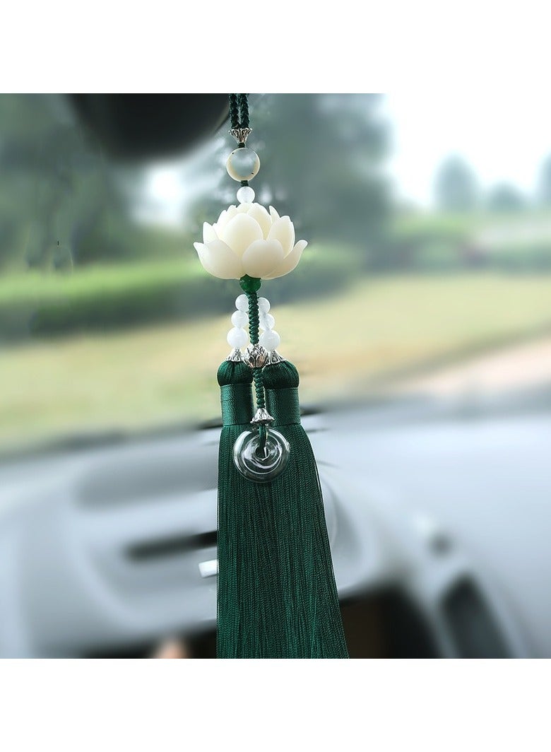 KUYING High End Bodhi Lotus Magnolia Flower Pendant For Interior Rearview Mirror 