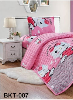 Moon 3 Piece Summer Childrens Quilt Set Microfiber 210x160 cm  - Image 2