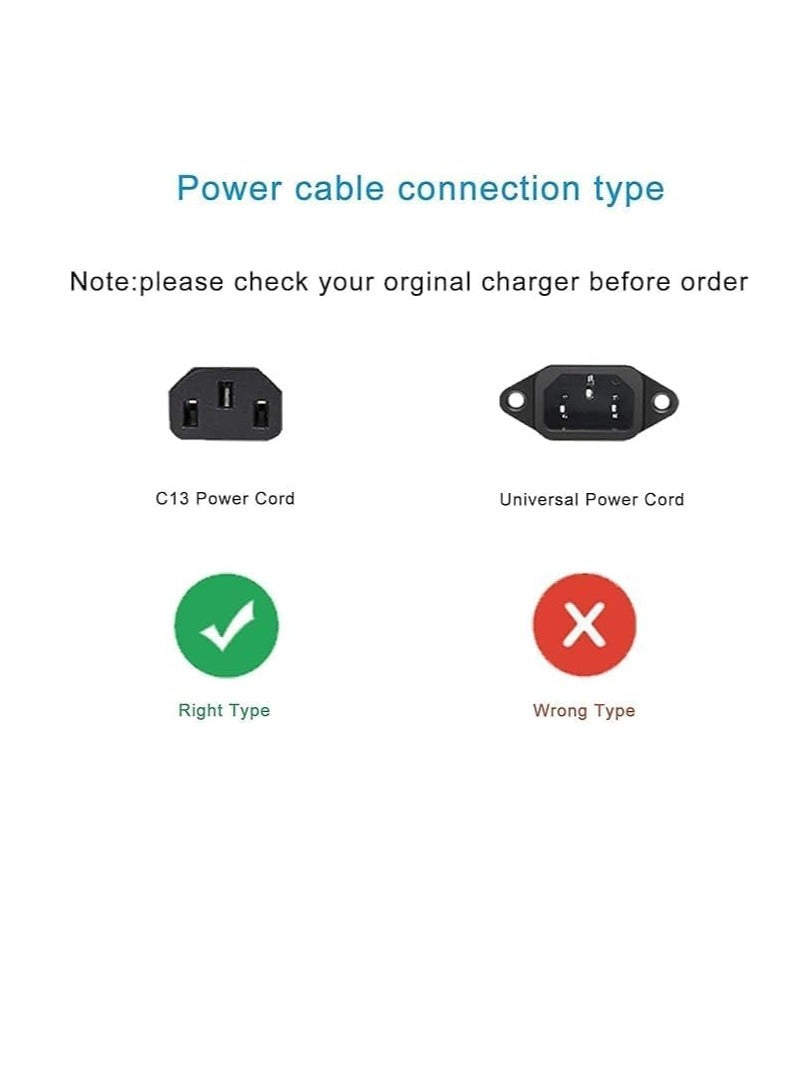 Terabyte Power Cord, Desktop Power Cable with Pure Copper Wire, Power Cord 3 Pin UK Main Leads Universal AC Power Cord Replacement for PC Computer Printer LED LCD Smart TVs - 1.5m 1.5-Meter 5-Feet - Image 2