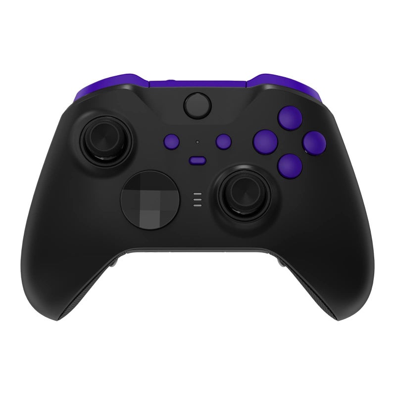 eXtremeRate Purple Replacement Buttons for Xbox One Elite Series 2 Controller LB RB LT RT Bumpers Triggers ABXY Start Back Sync Profile Switch Keys for Xbox Elite Series 2 Core Controller Model 1797 - Image 2