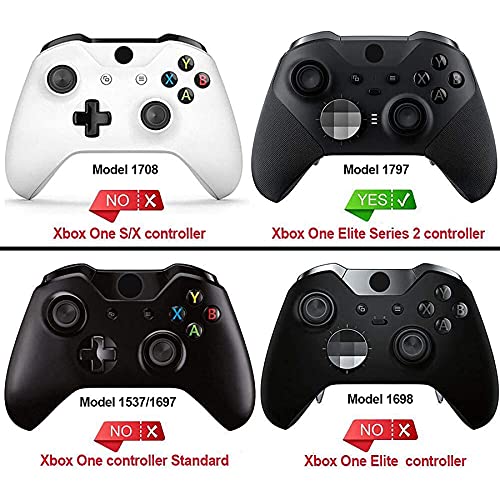 eXtremeRate Purple Replacement Buttons for Xbox One Elite Series 2 Controller LB RB LT RT Bumpers Triggers ABXY Start Back Sync Profile Switch Keys for Xbox Elite Series 2 Core Controller Model 1797 - Image 3