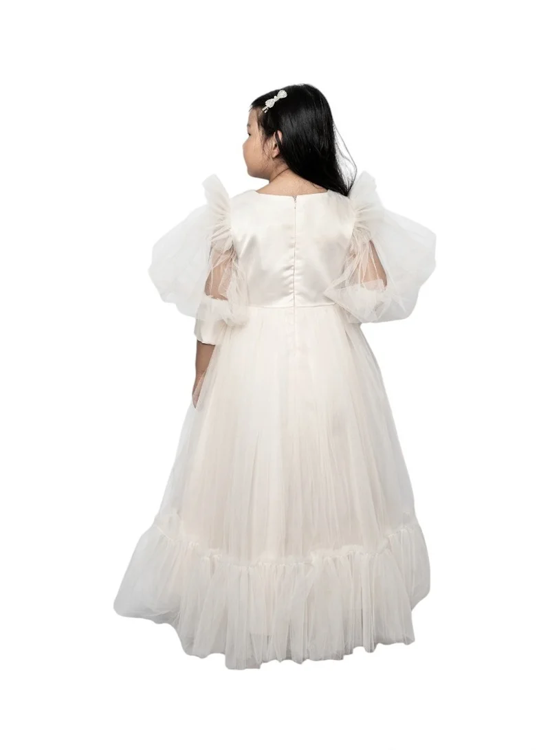D'Daniela Tulle Bow Dress