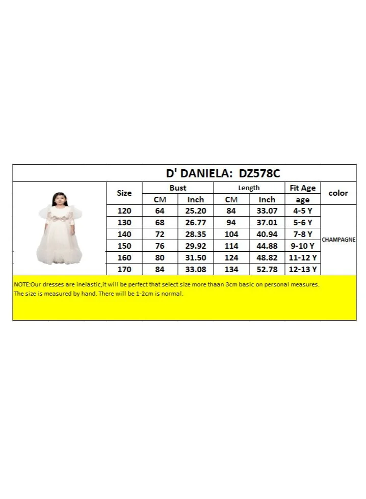 D'Daniela Tulle Bow Dress