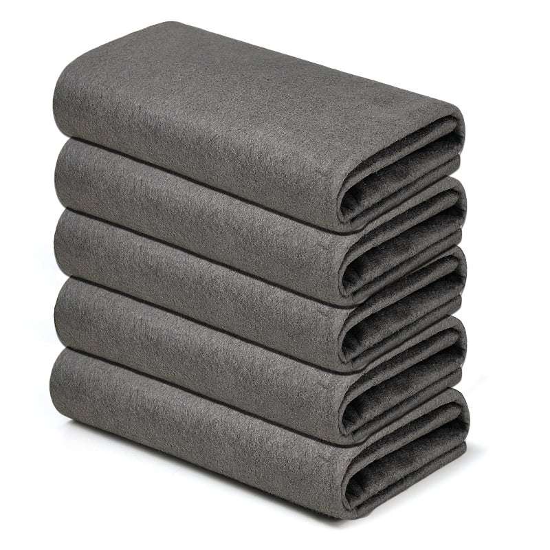 KTT Thickened Magic Cleaning Cloth,Reusable Microfiber Cleaning Cloth.Lint Free Cloth for Home,Window,Mirror Glass and Cars.(12" x 16",5 Pack) - Image 1