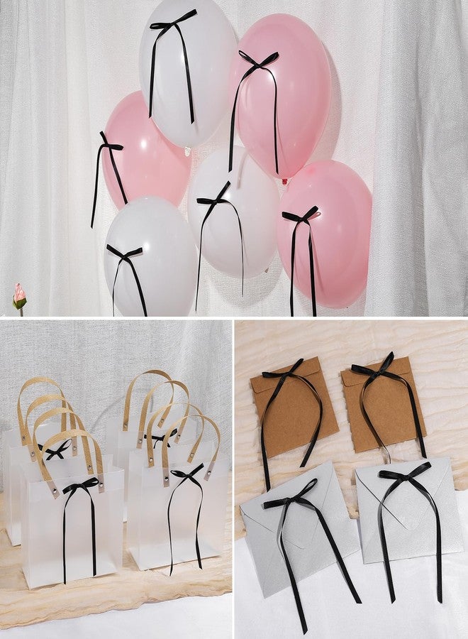YGDZ Black Bows for Cake, 30PCS Ribbon Bow Cake Topper for Vintage Cake, Balloon, Coquette Themed Party Black Bows Decor, Birthday Decorations, Wedding Supplies - Image 5
