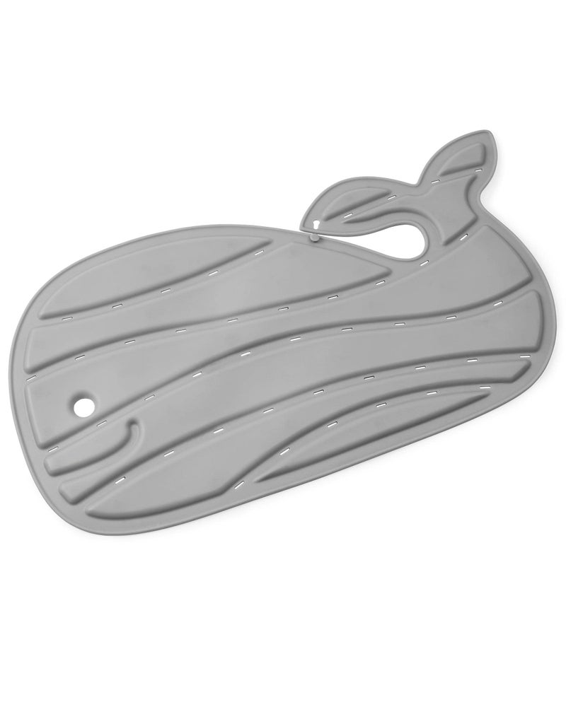 Skip Hop Non-Slip Baby Bath Mat, Moby, Grey - Image 1