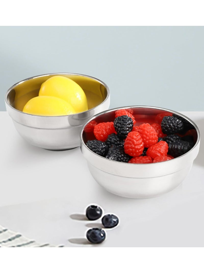 المفرج أوعية تقديم فولاذية بجدار مزدوج 10 قطع - Image 5