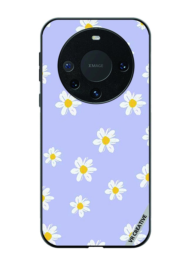 VR CREATIVE Protective Case Cover For Huawei Mate 60 Pro Daisy Flower Design Multicolour - Image 1