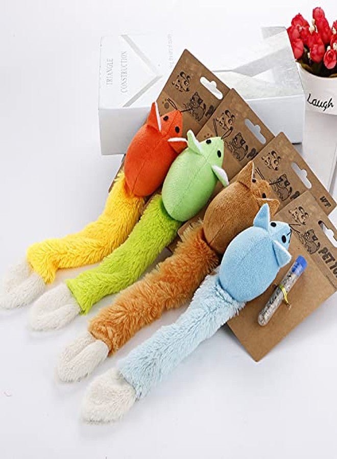 BUSHIKO Cat Kitten Pet Soft Mouse Mice Activity Toy Play Fun Training Orange - Image 4