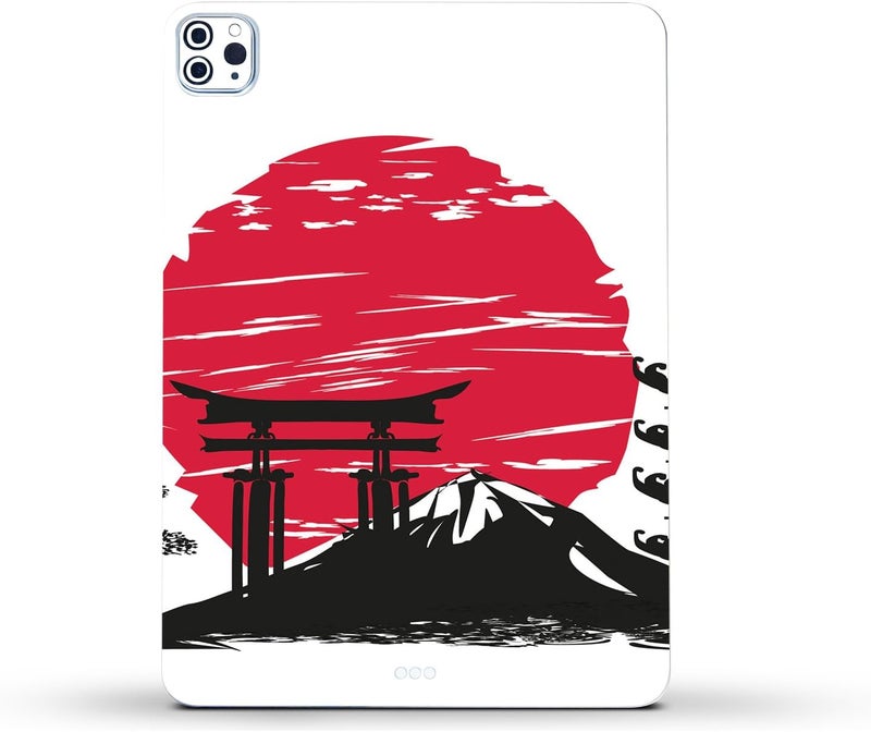 مايتي سكينز غلاف فينيلي قوي من MightySkins متوافق مع Apple iPad Pro 11" M2 الجيل الرابع (2022) - تصميم Japanese Style | واقي، متين، وفريد من نوعه | سهل التطبيق | مصنوع في الولايات المتحدة الأمريكية - Image 2