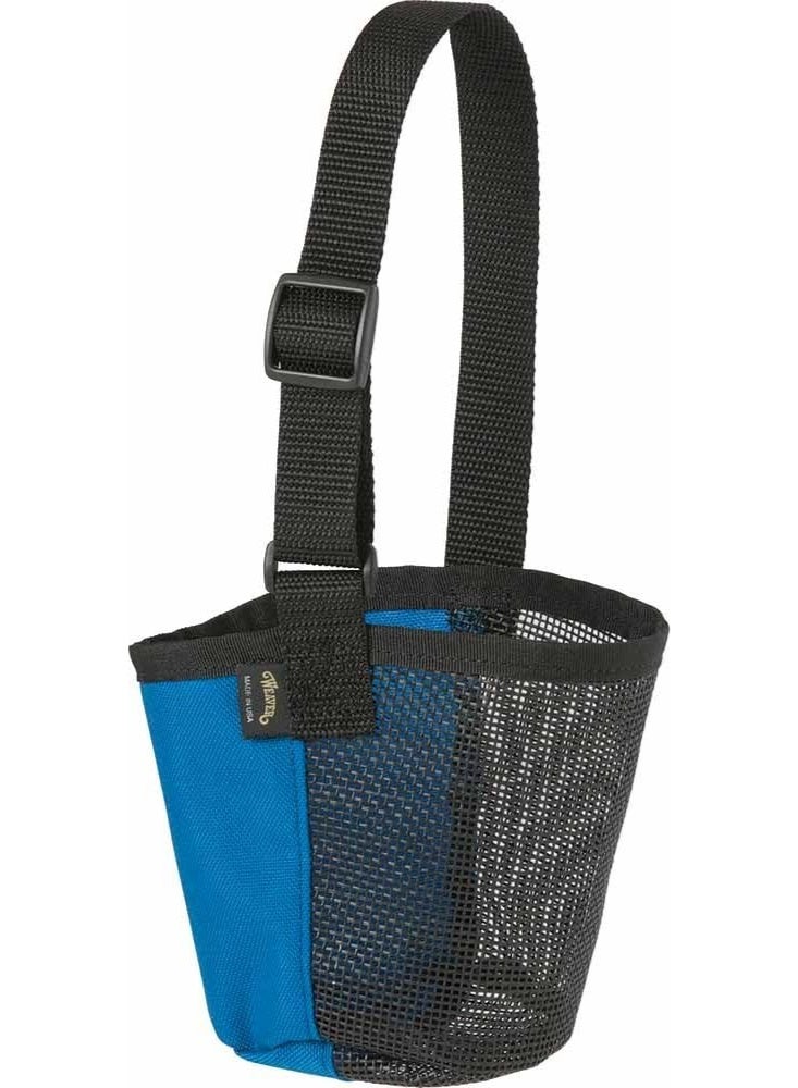 Weaver Leather Livestock Deluxe Adjustable Goat/Sheep Muzzle, Blue