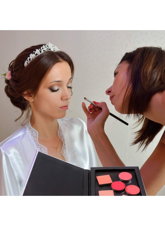 Sumind 101 pack Metal Stickers for Eyeshadow Palette Set, Includes 1 Makeup Depotting Tool, 50 Pieces Square Adhesive Empty Metal Stickers and 50 Pieces Round Makeup Colorful Palette Sticker - Image 5