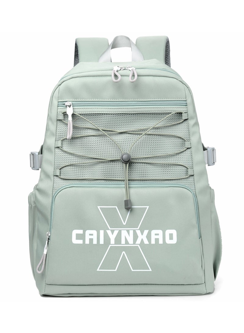 شاربدو الأخضر حقيبة تحمل على الظهر للرجال للماء اللياقة البدنية جامعة صغيرة محمولة على ظهره حقيبة السفر على ظهره حقيبة الظهر عارضة كمبيوتر محمول على ظهره المشي لمسافات طويلة - Image 1