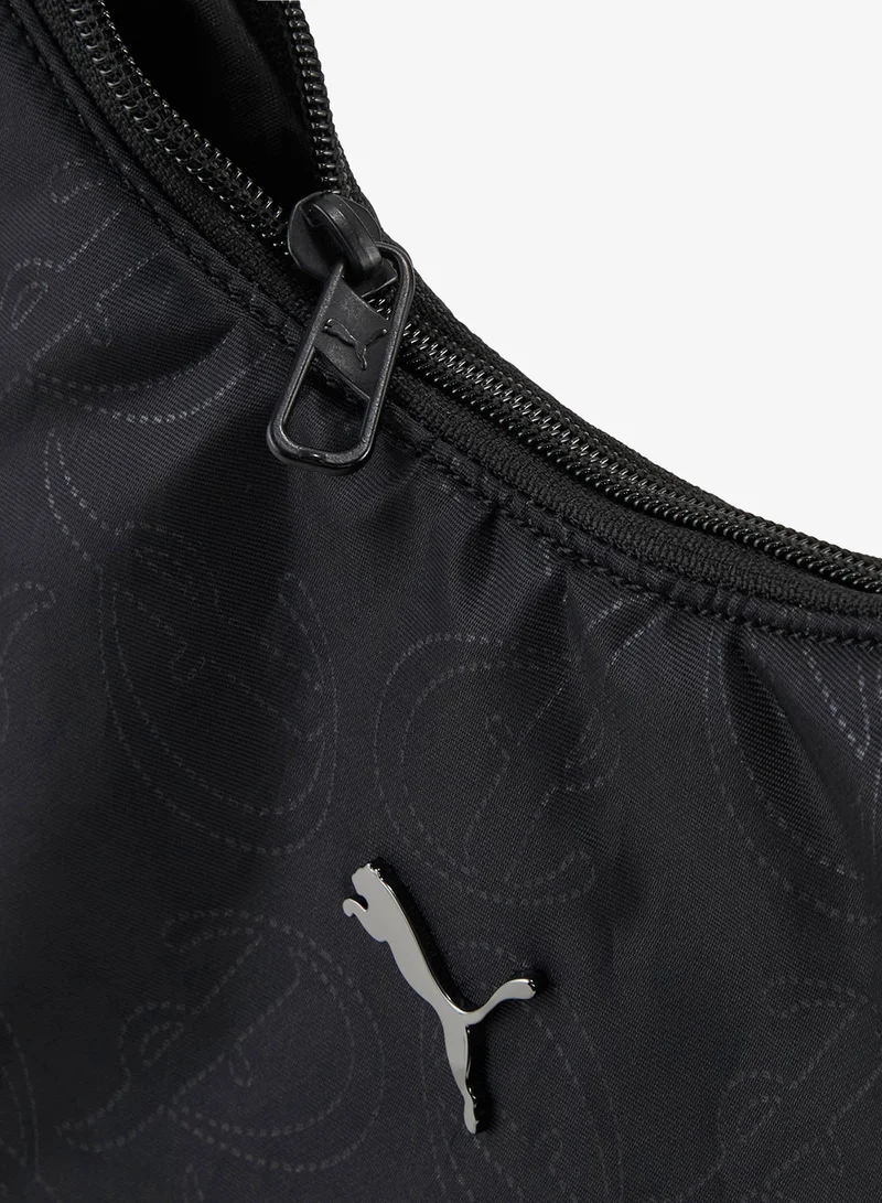 Puma PUMA Black-Puma Script AOP Medium Pop Prism Bag for Women | Best Price UAE