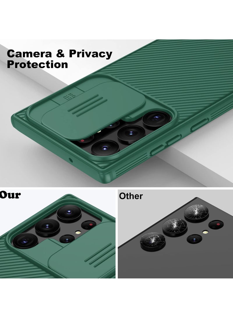 Nillkin For Samsung Galaxy S25 Ultra Case, Camera Lens Protection Slide Cover, TPU+PC Shockproof Bumper Back Cover, Anti-Fingerprint Mobile Phone Case, Slim Fit Protective Casing - Image 2