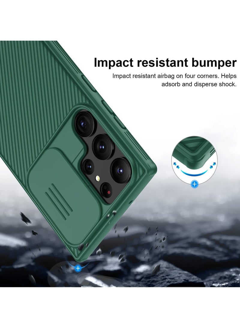 Nillkin For Samsung Galaxy S25 Ultra Case, Camera Lens Protection Slide Cover, TPU+PC Shockproof Bumper Back Cover, Anti-Fingerprint Mobile Phone Case, Slim Fit Protective Casing - Image 4