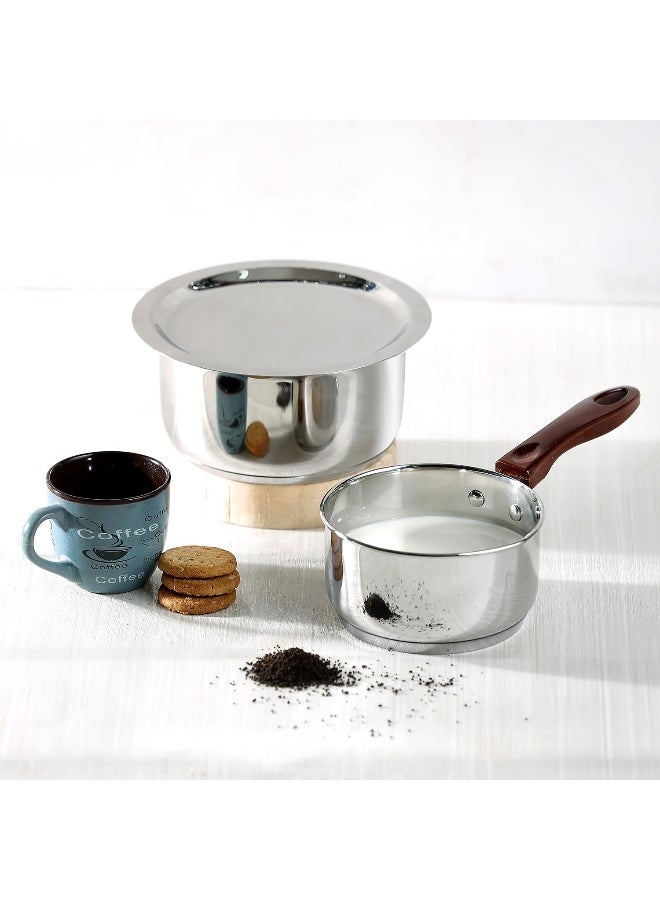 VINOD وعاء فينود العادي (1 لتر) ووعاء قاع الكبسولة (1.8 لتر) مع غطاء (ملائم للحرارة induction) - Image 2