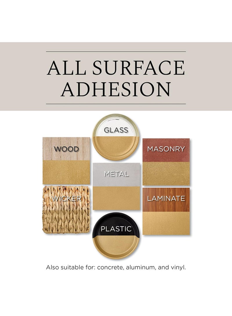 RUST-OLEUM Universal Metallic Spray Paint Pure Gold 312g(11oz) – Paint & Primer in One, Brilliant Finish for Wood, Metal, Plastic & Masonry-245221 - Image 5