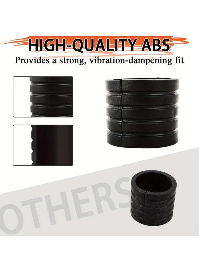 Black Universal Motorcycle Footpeg Mount Spacers Convert 32mm To 25mm For Engine Guard - Image 5