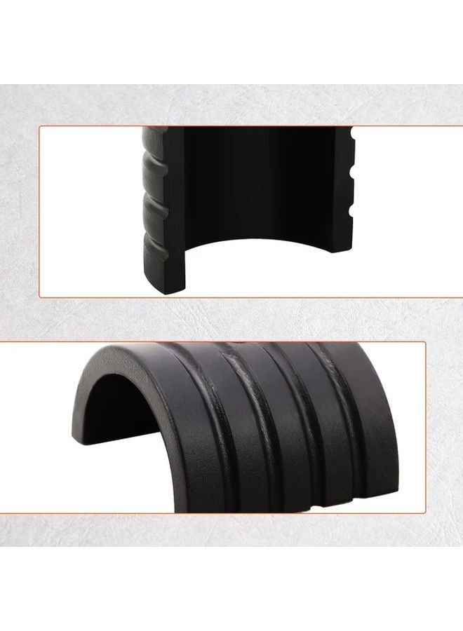 Black Universal Motorcycle Footpeg Mount Spacers Convert 32mm To 25mm For Engine Guard - Image 3