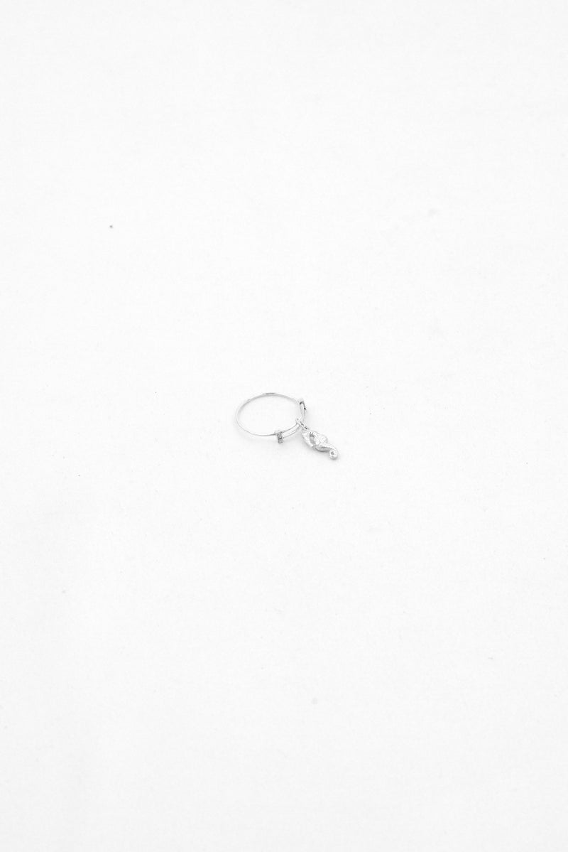 ALEX AND ANI Women Seahorse Expandable Wire Ring , Silver  - Image 1