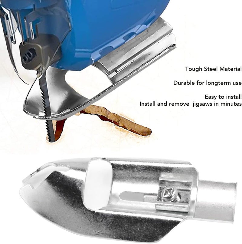 Universal Coping Foot, Steel Easy Install Crown Mold Jig Electric Coping Saw for Woodworking Tools - Image 1