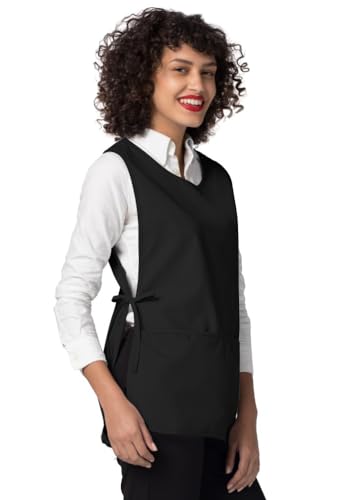 Adar Uniforms أدير يونيفورمز، مئزر طباخ عالمي 3 عبوات - مئزر طباخ للجنسين - 7023 - أسود - X - Image 3
