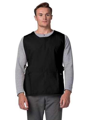 Adar Uniforms أدير يونيفورمز، مئزر طباخ عالمي 3 عبوات - مئزر طباخ للجنسين - 7023 - أسود - X - Image 4