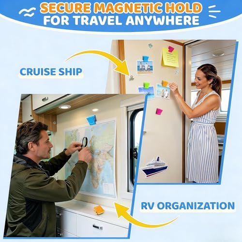 Grtard 24 Pack Magnetic Clips Heavy Duty, Colorful Strong Fridge Magnet Clips Heavy Duty, Metal Magnet Clips for Fridge, clip Magnets, Magnetic Clips for Refrigerator, Locker, Whiteboard, Home, Office - Image 5