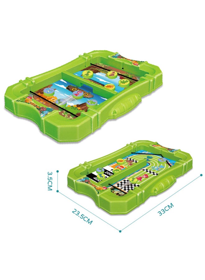 Generic - 2 In 1 Dinosaur Multi-function Game Plate Educational Toy Table Baby Parent-child Interactive Party Game Table-Specifications:2-in -1 Dinosaur Game Disk-Color:33*23.5*3.5cm - Image 1