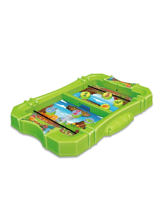 Generic - 2 In 1 Dinosaur Multi-function Game Plate Educational Toy Table Baby Parent-child Interactive Party Game Table-Specifications:2-in -1 Dinosaur Game Disk-Color:33*23.5*3.5cm - Image 1