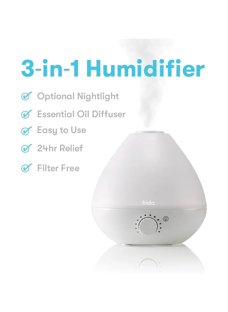 fridababy BreatheFrida -THE 3-IN-1 HUMIDIFIER, DIFFUSER + NIGHTLIGHT