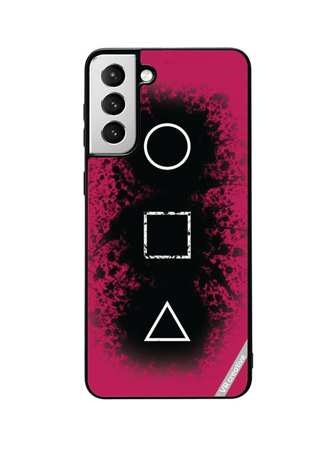 VR CREATIVE Protective Case Cover For Samsung Galaxy S22 Plus 5G Squid Game Design Multicolour - Image 1