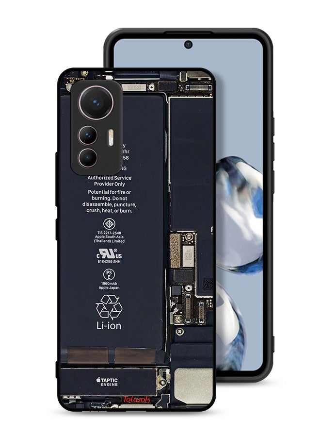 Tolwak Xiaomi 12 Lite Protective Case Cover Phone Circuit Pattern - Image 1