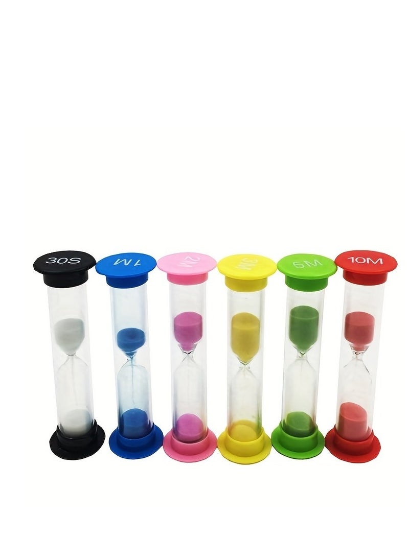 Generic 6pcs, Children's 6-color Classroom Game Hourglass Clock Timer Montessori Toy Hourglass Children's Anti Drop Toy  - Image 4