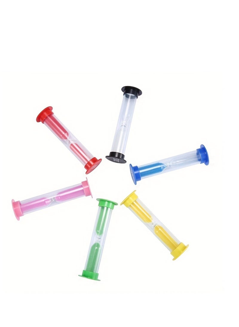 Generic 6pcs, Children's 6-color Classroom Game Hourglass Clock Timer Montessori Toy Hourglass Children's Anti Drop Toy  - Image 3