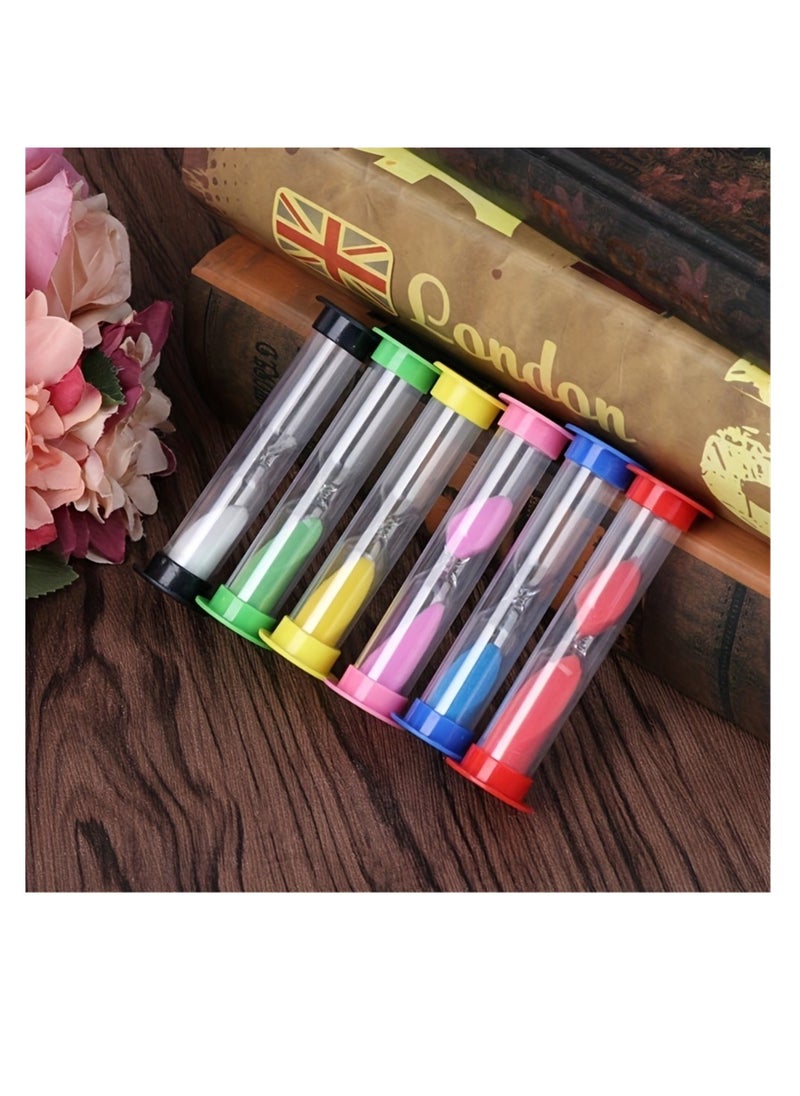 Generic 6pcs, Children's 6-color Classroom Game Hourglass Clock Timer Montessori Toy Hourglass Children's Anti Drop Toy  - Image 2