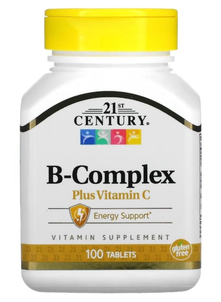 21st CENTURY - B-Complex Plus Vitamin C 100 Tablets - Image 1