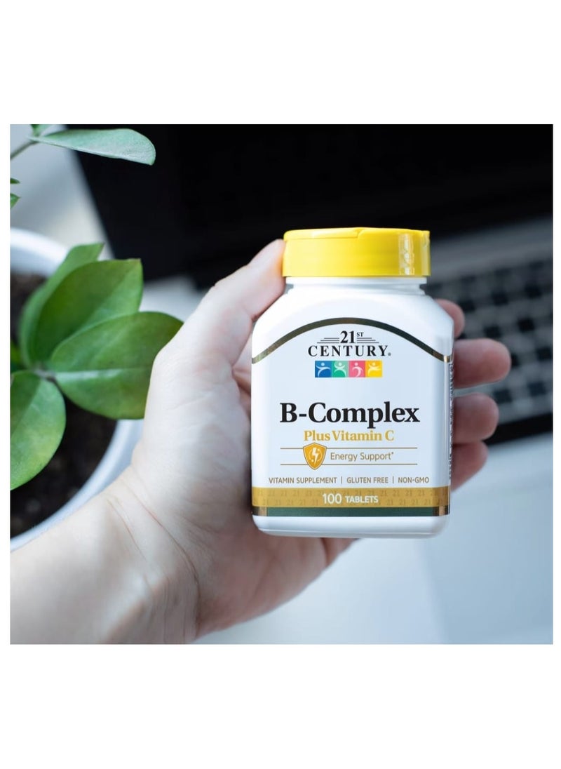 21st CENTURY - B-Complex Plus Vitamin C 100 Tablets - Image 1