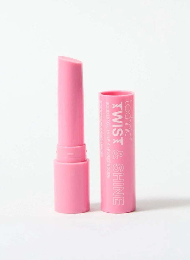 Technic Twist & Shine Lip Oil - Pink Sparkle - Image 1