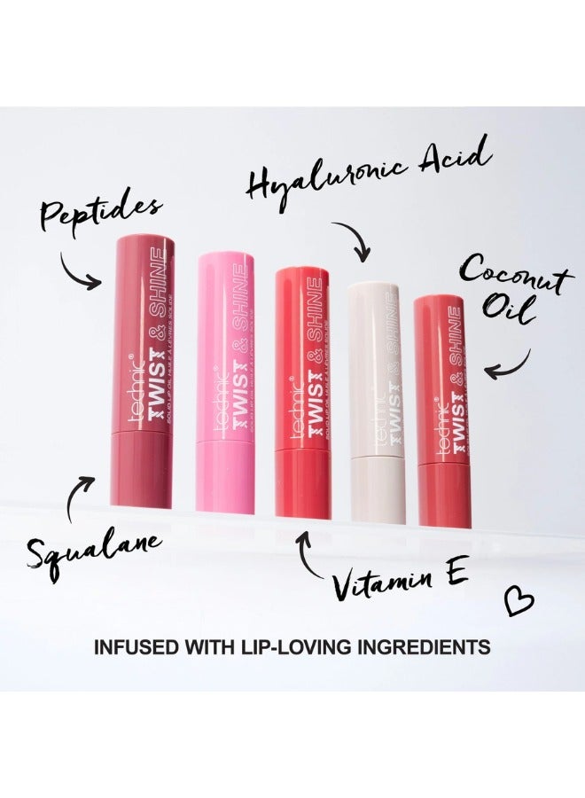 Technic Twist & Shine Lip Oil - Pink Sparkle - Image 5