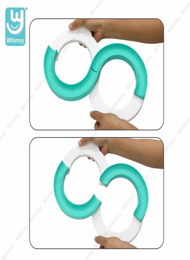 ويمسي لعبة التوازن الحلقية اللانهائية من ويمسي، مسار إبداعي مع كرة نطاطة واحدة، حلقة توازن على شكل الرقم 8 للأطفال فوق سن 3 سنوات، معتمدة من BIS - Image 2